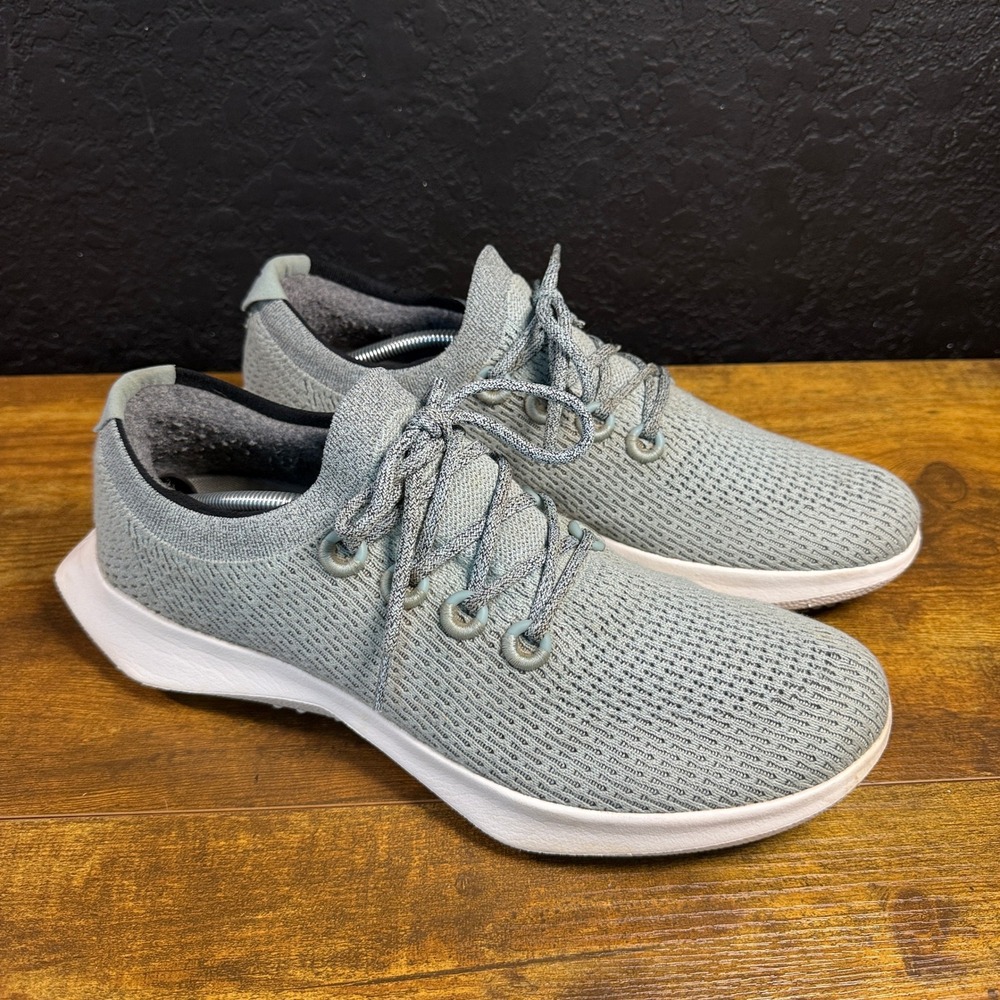 Allbirds Tree Dasher 2 TD2 Grey Eucalyptus Fiber Running Shoes Mens 13
